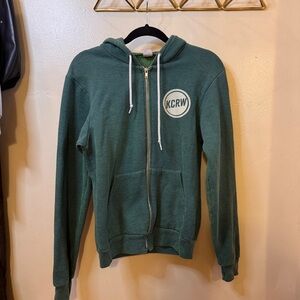 Vintage KCRW American Apparel Zip Hoodie
Unisex Size Small